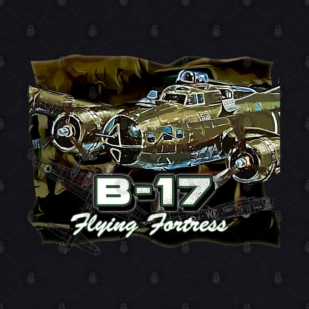 B17 Flying Fortress by aeroloversclothing